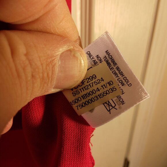 Under Armour Golf polo shirt mens L Large red embroidered 96 UPF 30+ short sl - Picture 10 of 13